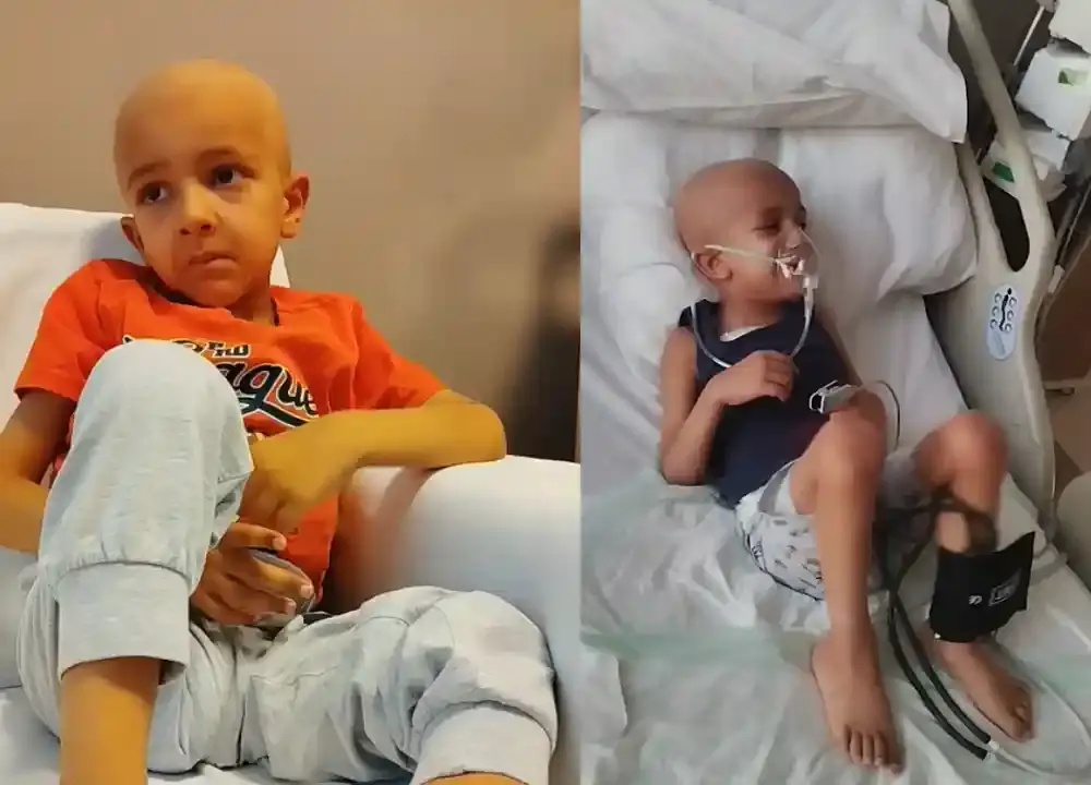 Lucas fighting leukemia